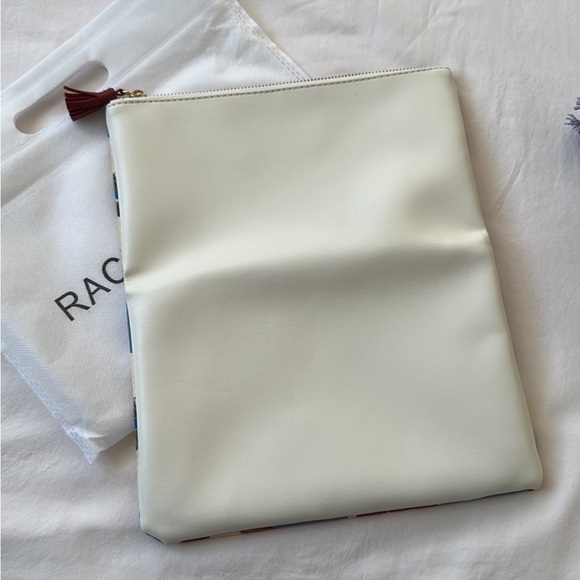 Rachel Pally reversible clutch bag, blue, white, cream, green, maroon, OS, NWOT - Picture 3 of 10